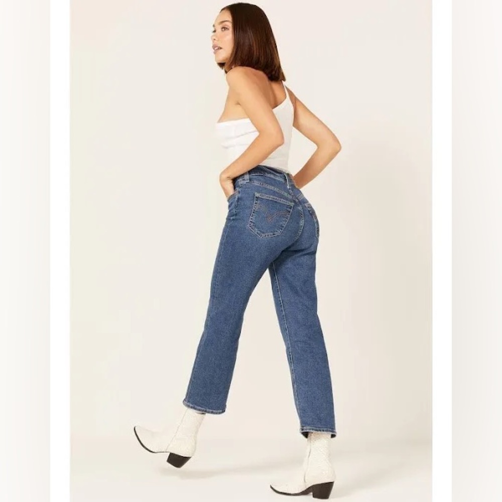 Levi's ribcage straight ankle jeans size 27